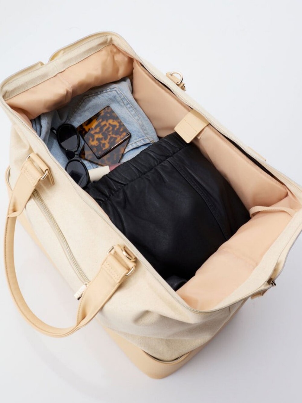 NWT Beis The Weekender | Beige | Carry-on Travel Bag - Picture 8 of 11